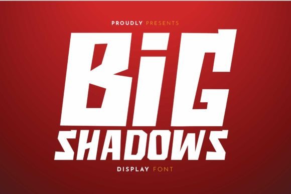 Big Shadows: A Bold Display Font for Impactful Design