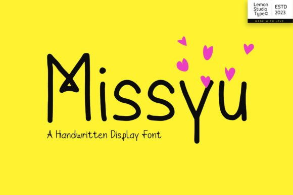 Elevating Brand Identity with Missyu: A Modern Display Font for Confident Design