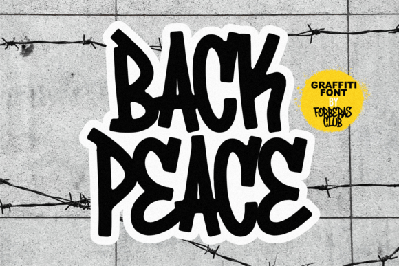 Evaluating Back Peace: A Bold Display Font for Creative Branding