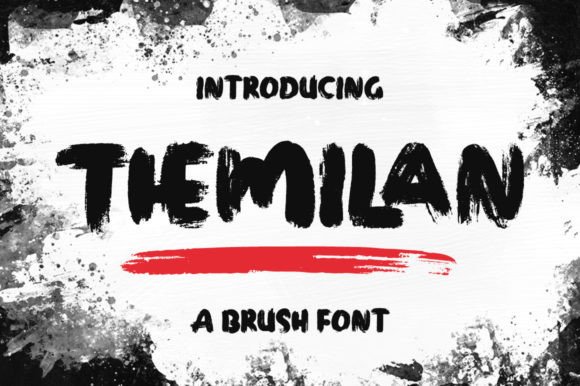 Evaluating Themilan: A Textured Brush Font for Authentic Branding