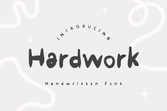 Hardwork: The Bold Handwritten Font for Authentic Branding