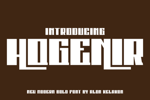Hogenir: Bold Typography for Modern Design