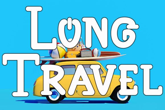 Long Travel Font Guide
