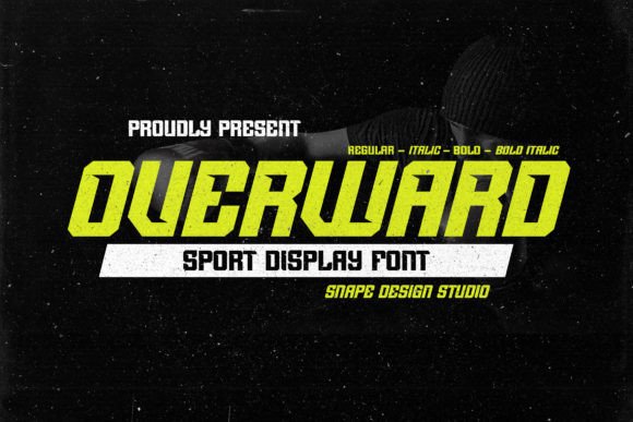 Overward: The Bold Sports Font for Dynamic Designs