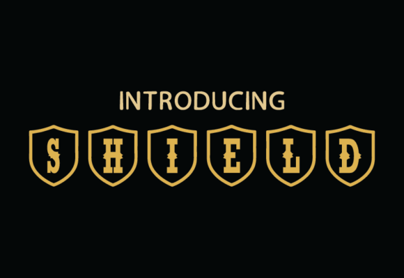 Shield: A Bold Display Font for Master Ideas