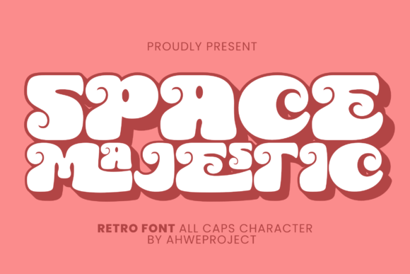 Space Majestic: A Retro Display Font for Bold, Modern Designs