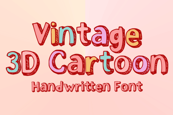 Strategic Typography: Leveraging Vintage 3d Cartoon for Brand Positioning and Visual Communication