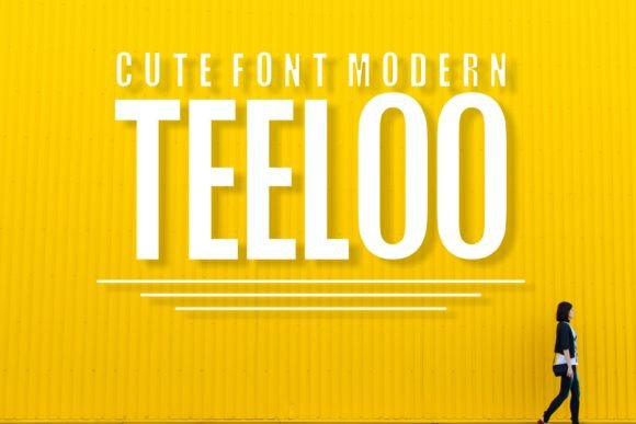 Teeloo: A Beautiful Display Font for Modern Design