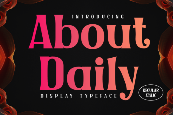The Timeless Appeal of About Daily: A Modern Serif for the Digital Age