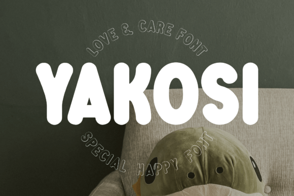 Yakosi: A Cheerful Display Font for Creative Projects
